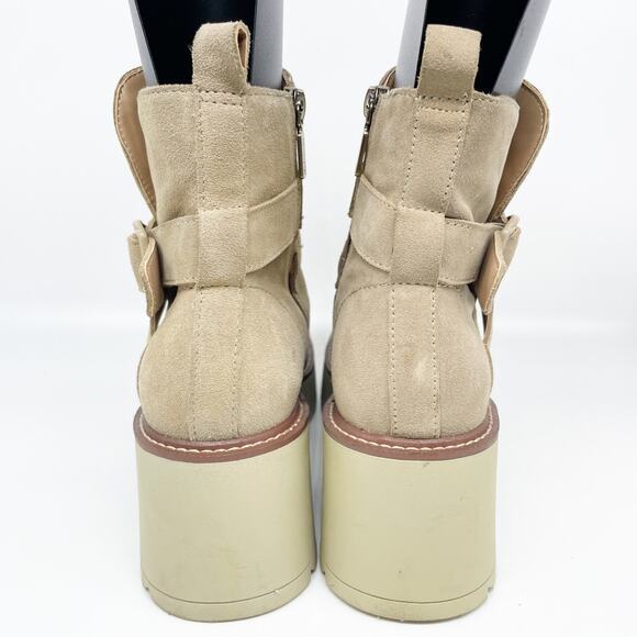 Blondo Women's Giovanni Fashion Boot Sand Suede Size 8.5M - Picture 4 of 15